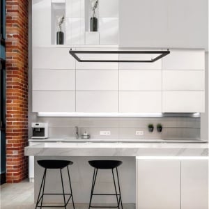 Lustra suspendata LED dimabila design modern ETERNA negru NVL-9990732 94691 universul-luminii.ro