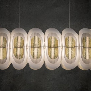 Lustra suspendata LED Fiordlys Linear Silver 246911 universul-luminii.ro