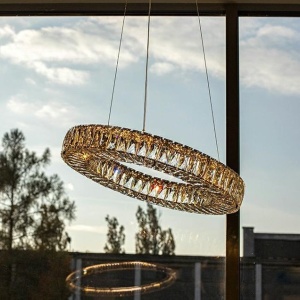 Lustra suspendata LED Florens 60 auriu - Img 10