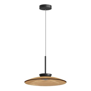 Lustra suspendata LED iluminat sus si jos, TAWNY GLASS