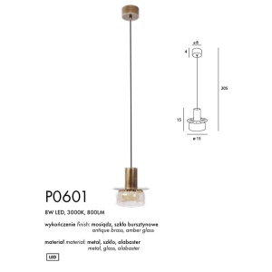 Lustra suspendata LED moderna Signature A - Img 6
