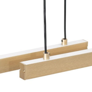 Lustra suspendata LED, Otel, Auriu, MIAMI 246111 universul-luminii.ro