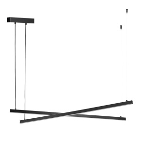 Lustra suspendata LED, Otel, Negru, MIAMI 246131 universul-luminii.ro
