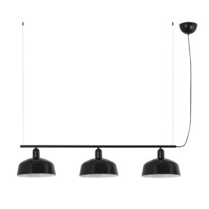 Lustra suspendata metal TATAWIN M 3L negru