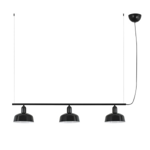 Lustra suspendata metal TATAWIN S 3L negru