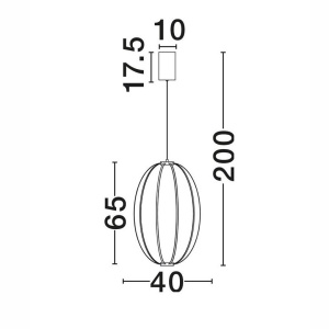 Lustra suspendata moderna LED CCT BREA - Img 7
