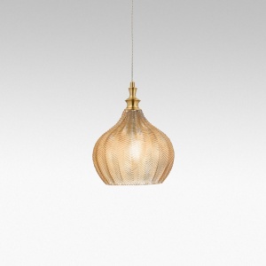 Lustra suspendata, Pendul CLEOFE ambra, alb, cobalt sau ecru - Img 4