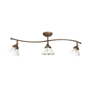 Lustra tavan cu 3 abajure din ceramica directionabile Vintage Soul