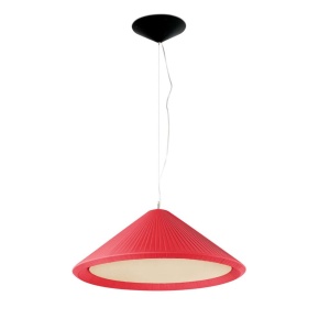 Lustra XXL suspendata design decorativ SAIGON IN 70cm Burgandy