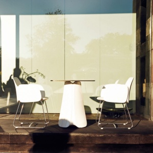 Masa de exterior / interior design modern premium PEZZETTINA TABLE 70x70x73 56012 Vondom