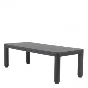 Masa design elegant LUX Atelier, gri carbune 114206 HZ
