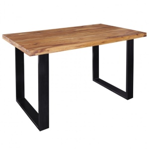 Masa design industrial Iron Craft 120cm Sheesham A-39866 VC