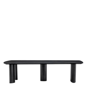 Masa design LUX Bergman L Charcoal grey, 300x120cm - Img 10
