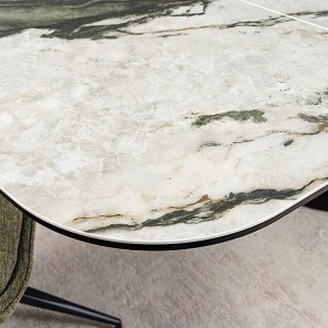 Masa extensibila ceramica gri taupe, furnir lemn de nuc ELEMENTS 180-260cm - Img 9