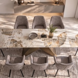 Masa Extensibila cu Blat Ceramic Pandora, DIAMOND 180-260cm - Img 4