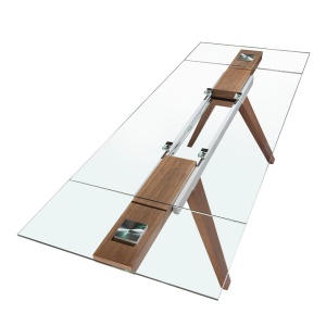 Masa extensibila deosebita design LUX Glass 180-270cm - Img 6