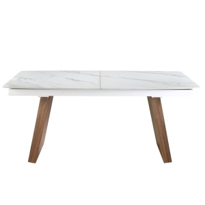Masa extensibila deosebita design LUX Porcelain Marble 180-230cm - Img 7