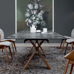 Masa extensibila eleganta design LUX Still 215-295x100cm - Img 15