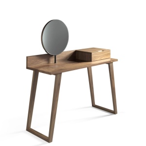 Masa machiaj eleganta, design modern Walnut AC-CP1702-DK