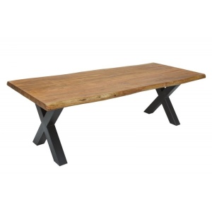 Masa masiva design industrial vintage Mammut X 200cm A-38349 VC
