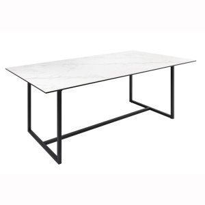 Masa moderna, Ceramica, Alb marmorat, SYMBIOSE 200cm A-6541088 VC