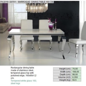 Masa moderna,dim.168x98cm, -Dinning table- Barroque 792219/20701 - Img 3