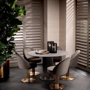 Masa pentru exterior si interior design LUX Volterra, 120cm - Img 2