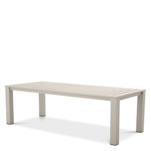 Masa pentru interior/ exterior design LUX din aluminiu Vistamar sand, 240x105cm 113649 HZ