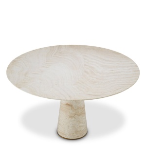 Masa rotunda LUX travertin Genova 131cm - Img 3