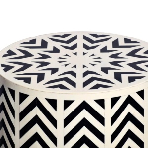 Masuta auxiliara design unicat Bone Inlay 45cm A-43660 VC - Img 5