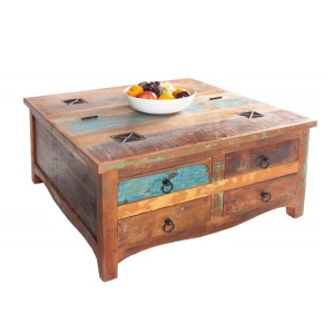 Masuta cu sertare design vintage, shabby chic, Jakarta 70cm A-37361 VC