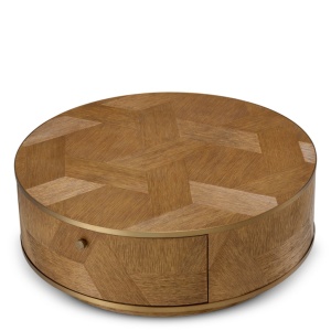Masuta de cafea LUX, Furnir de stejar, Velutto