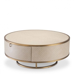 Masuta de cafea moderna design LUX Napa Valley stejar albit 114777 HZ