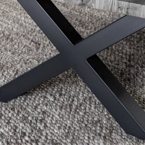 Masuta design industrial WILD 90cm, gri - Img 3