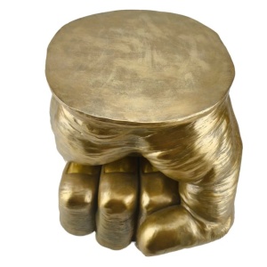 Masuta figura a unui pumn FIST 50cm auriu - Img 5