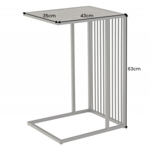 Masuta laterala design industrial Architecture 60cm - Img 5