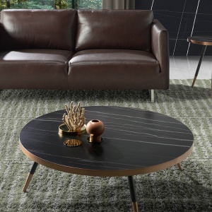 Masuta laterala eleganta design LUX Marble, 46cm - Img 6
