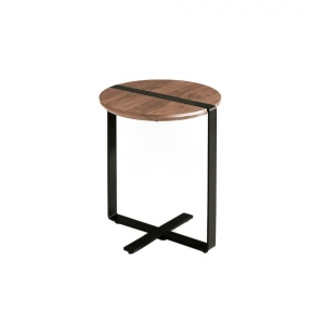 Masuta laterala eleganta design LUX Walnut AC 2054-MH1903B-NOGAL