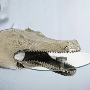 Masuta suspendata design WILDLIFE CROCODILE 60cm A-44843 VC - Img 3