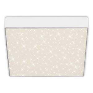 Mini Plafoniera LED alb cu efect starlight STAR SKY 21x21cm