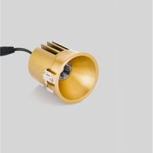 Mini Spot incastrabil LED 10W 3000K Sanco auriu