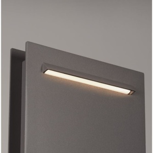 Mini Stalp de exterior LED 3000K, IP67 RECTO H-23cm gri inchis - Img 11