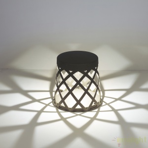 Mini stalp LED de exterior design modern ambiental IP65 SHADOW 25cm 67961 universul-luminii.ro