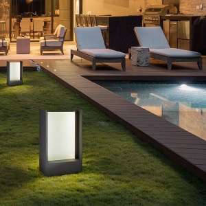 Mini Stalp LED exterior design modern IP65 Matia H-30cm 130101 universul-luminii.ro