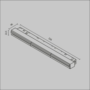 Modul LED, accesoriu pentru sina magnetica Exility, Parete Smart alb 18W 160631 universul-luminii.ro