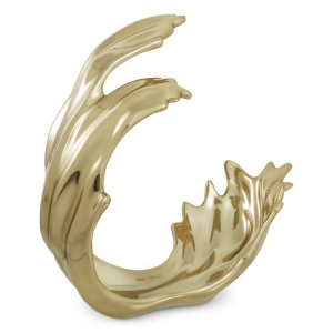 Obiect decorativ LUX aluminiu auriu Langley - Img 3