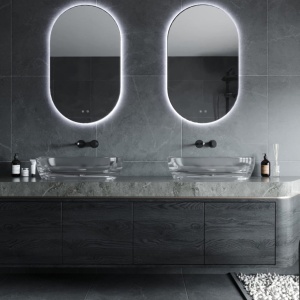 Oglinda baie cu iluminat LED MIRROR 100x60cm 43971 universul-luminii.ro