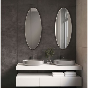 Oglinda cu iluminat LED pentru baie IP44 RILO 36x90cm - Img 9