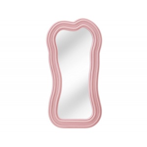 Oglinda de perete decorativa Alice II 100cm roz