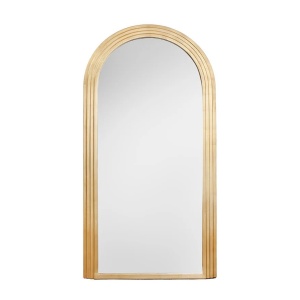 Oglinda de perete decorativa Art Deco 160cm, auriu